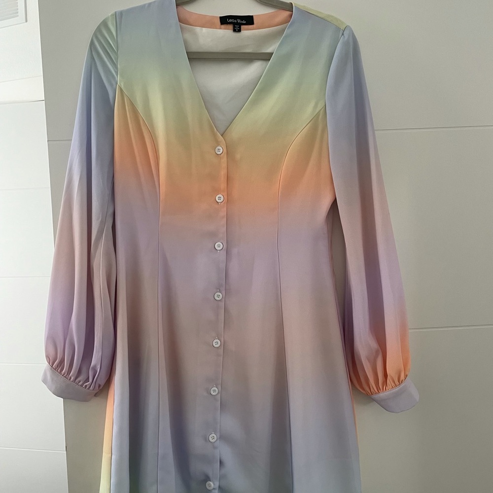 Lea & Viola Rainbow Tie Dye Dress